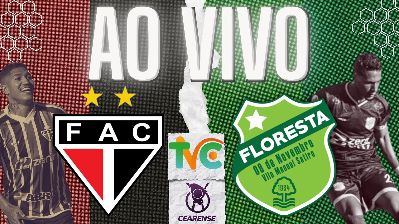 AO VIVO: FERROVIÁRIO X FLORESTA | CEARENSE 2026 | TERCEIRO LUGAR