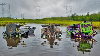 Driving the Can-Am&#39;s in the Deep Skeg &amp; Water