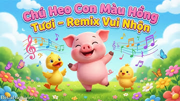 Chú Heo Con Màu Hồng Tươi 4K #xuhuong #funny #cartoon #trending #cute #chobe #mevabe #ai