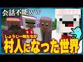 しょうじ一味が全員"村人"になってしまった件ｗｗ【Minecraft／ハードコア】