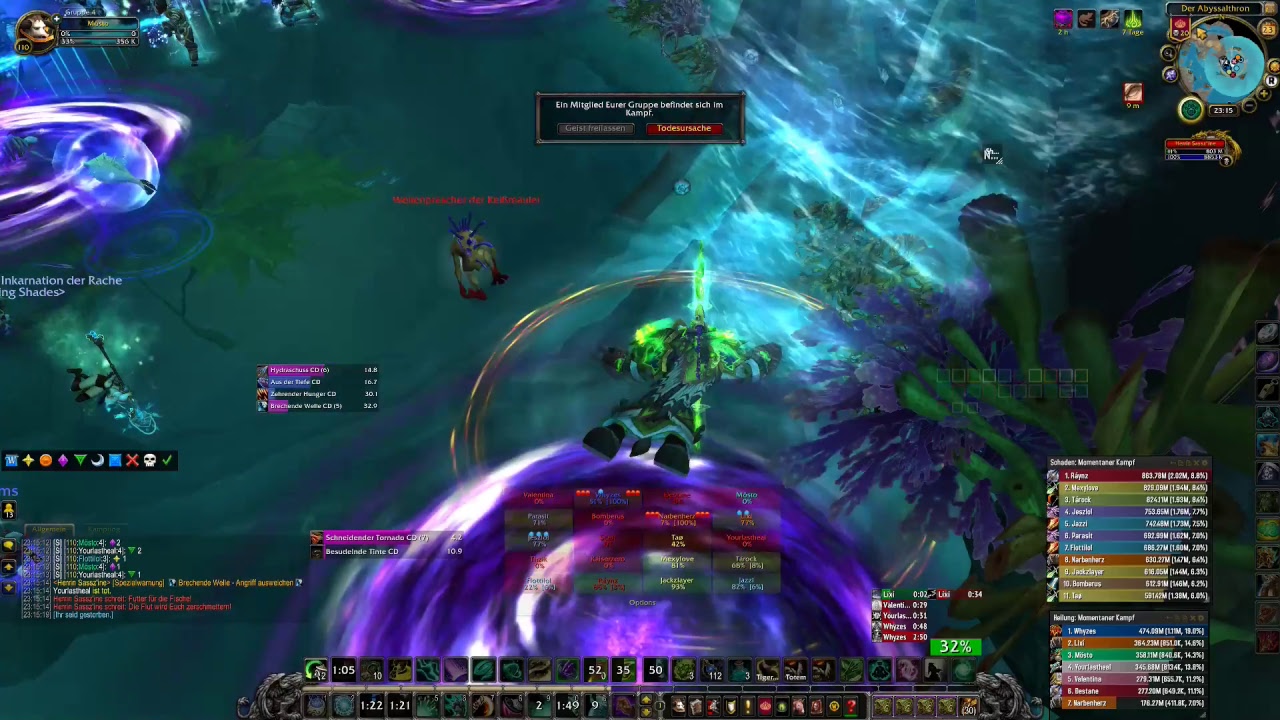 WOW Heal Monk TOS Tomb of Sargeras Mythic Rekills + Progress