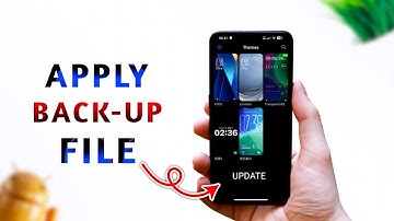 👉 How To Apply Backup File In HyperOS | How to create backup and restore themes 