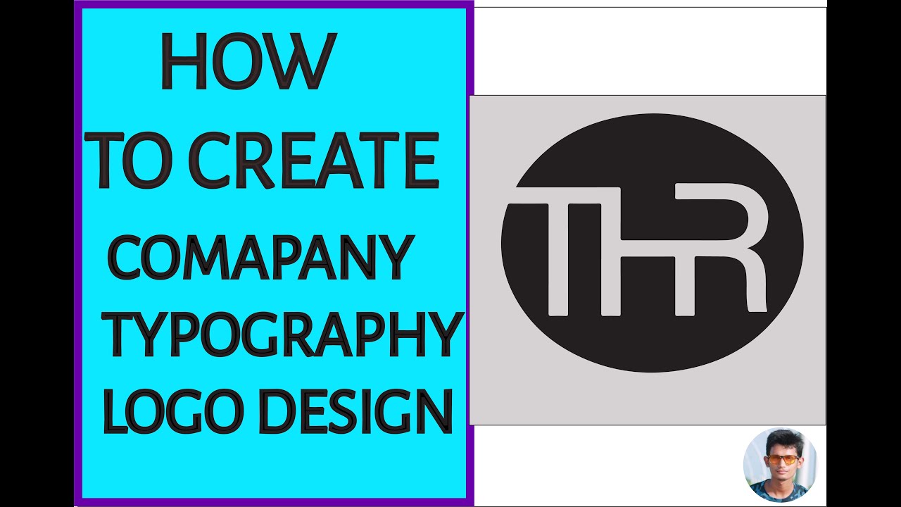How to create company typography logo design free course part 1 - YouTube