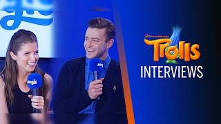 [P1] Anna Kendrick & Justin Timberlake | Trolls Interviews Compilation