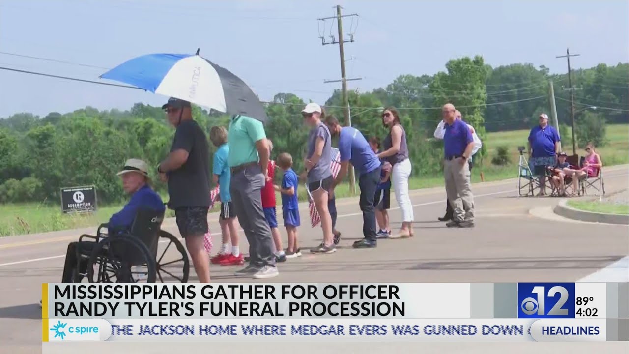 Randy Tyler Mississippi law enforcement, community members honor Officer Randy ...
