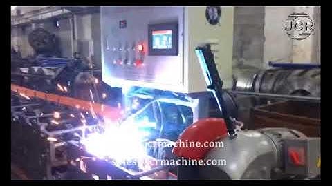 Step Beam Roll Forming Machine With On Line Welding