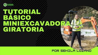 tutorial mini excavadora giratoria kubota