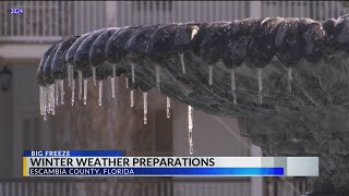 Cold weather preparations underway in Escambia County