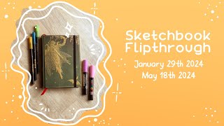 SketchBook Flipthrough - Jan 2024 - May 2024