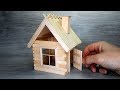 Popsicle Stick House DIY