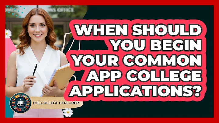 When Should You Begin Your Common App College Applications?