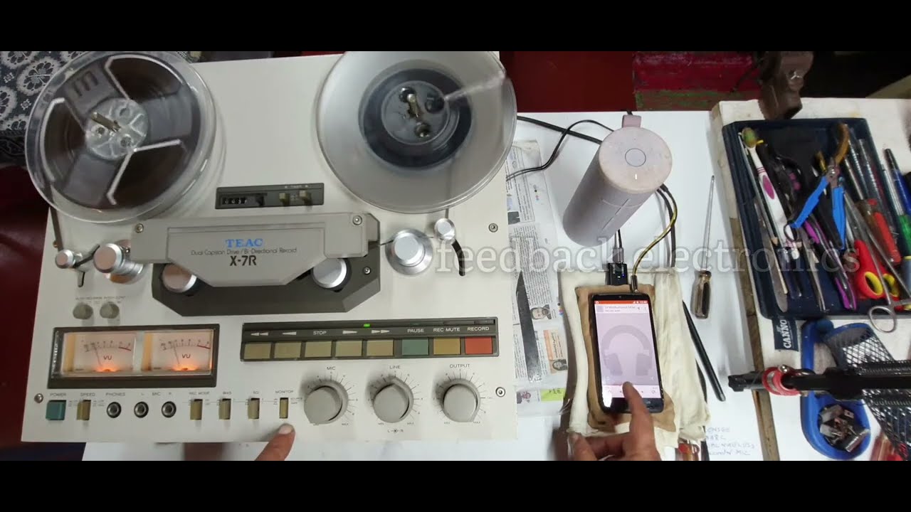 𝐓𝐄𝐀𝐂 𝐗7𝐑 Spool Tape recorder 👋 Reel to Reel Please SUSCRIBE 🔔 YouTube