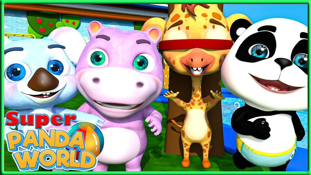 new Hide and Seek Song Super Panda World Nursery Rhymes & Kids Songs