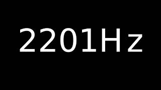 Speaker Sound Test 2201Hz