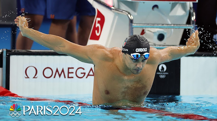Italy’s Thomas Ceccon finishes ahead of China’s Xu, U.S.’s Murphy in 100m back | Paris Olympics