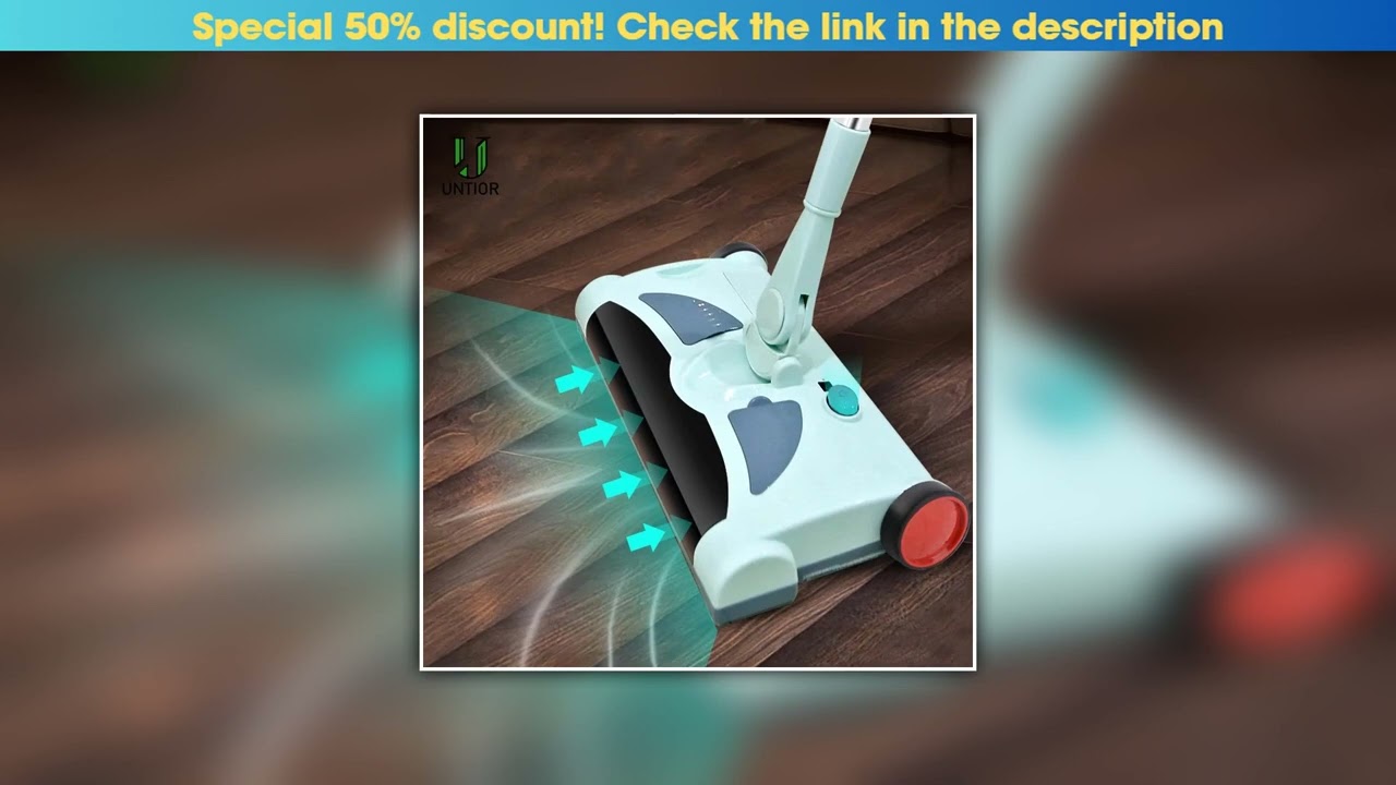 Best Seller Electric Floor Sweeper Cordless Vacuum Broom Hand Push Carpet Sweeper Rechargeable Vacu