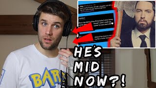 TWITTER TRIES TO SHUT DOWN EMINEM?! | Was Eminem's Verse On Cordae's Parables Remix MID??