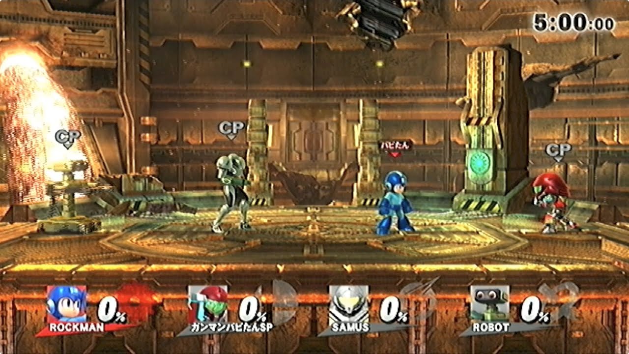 スマブラWiiU-86「ステージ紹介-28 パイロスフィア（終点版）」 - YouTube