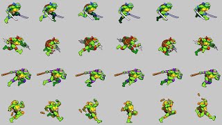 6 Minutes of Ninja Turtles Running! | TMNT: Shredders Revenge @XPeter