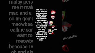bye bye callme san bye bye moewbaah ha ha ha