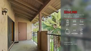 1050 E Ramon Road #113, Palm Springs 2BR Condo For Sale