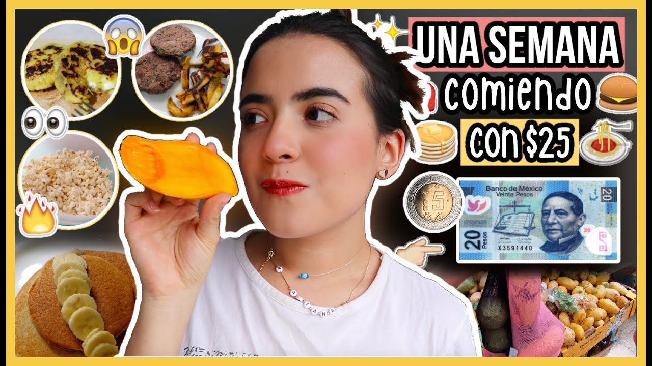 COMIENDO UNA SEMANA CON $25 {ZERO WASTE/SIN DESPERDICIOS}