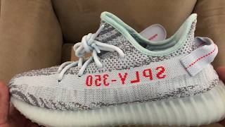 yeezy blue tint legit check uk