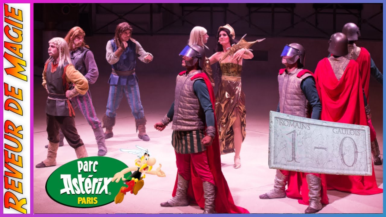 PARC ASTERIX SPECTACLE GAULOIS VS ROMAINS LE MATCH