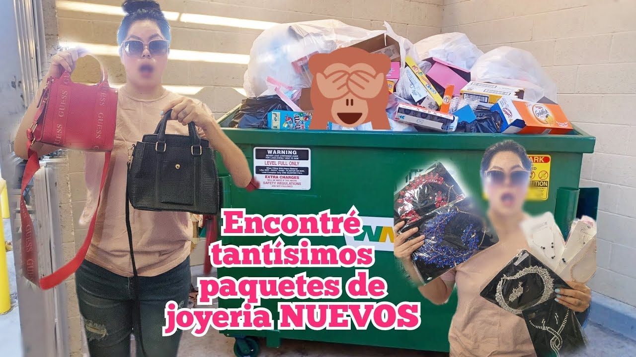 Encontre mucha Joyeria en la Basura y bolsas de marcas #entertainment #foryou #best