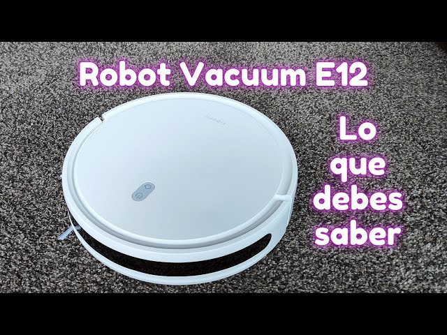 Robot aspirador  Xiaomi Robot Vacuum E12, WiFi, Aspirador y mopa