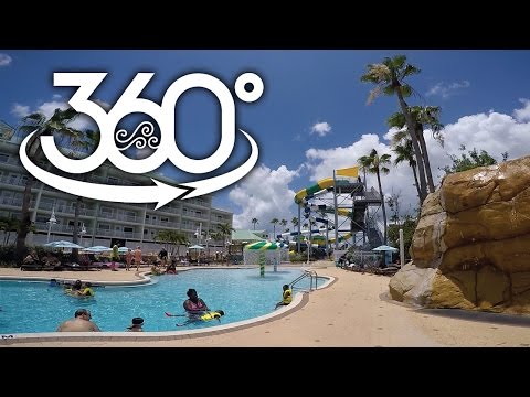 360° of Zooming Down a Water Slide at Splash Harbour Water Park