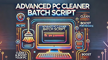 Advanced PC Cleaner Batch Script | Boost PC Performance!
