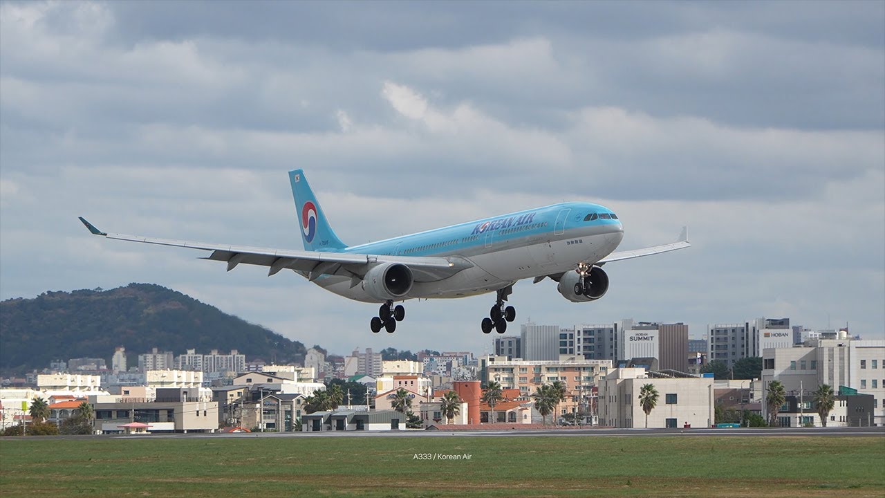 제주공항 이착륙 10분 모음 [2160p60 4K] 78X, 333, 772