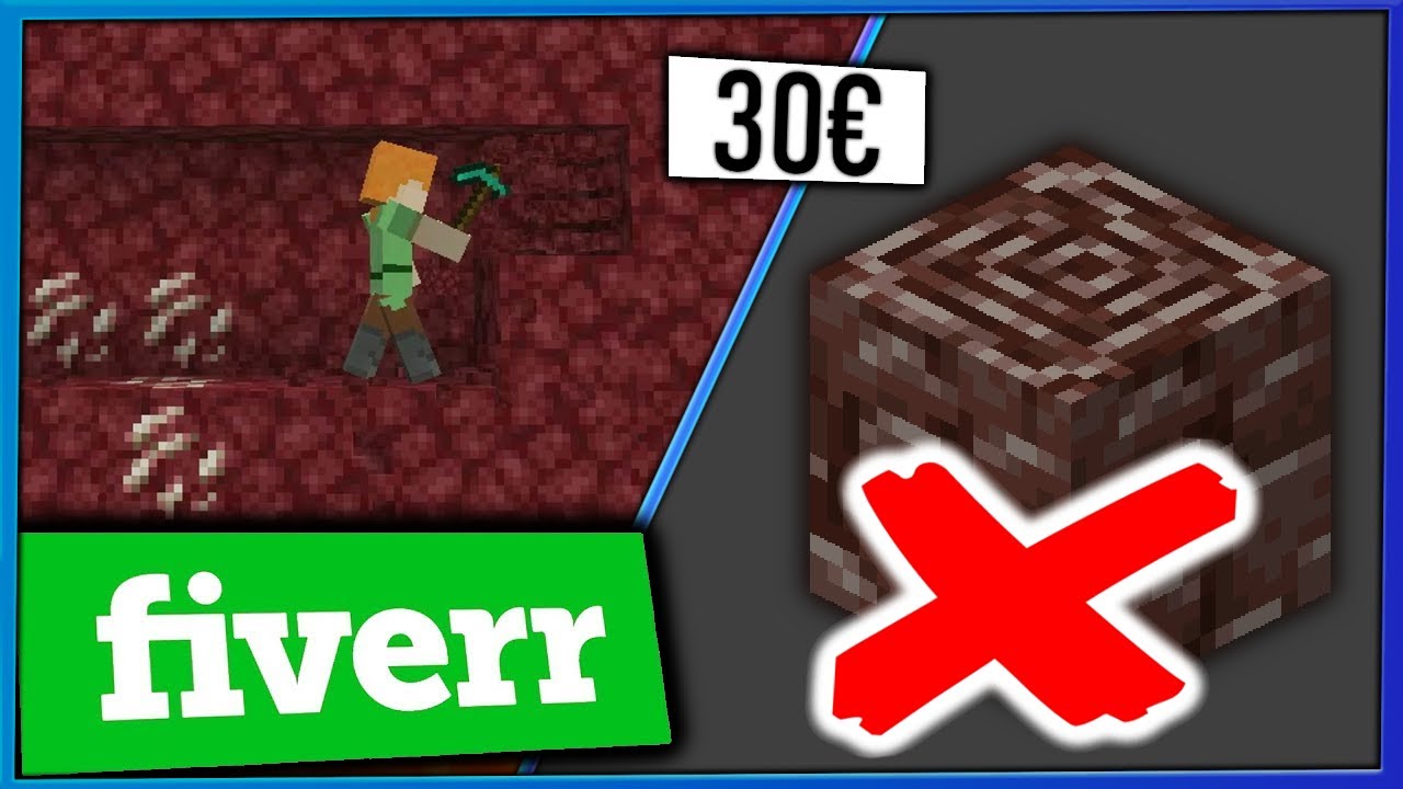 Ich habe eine GEHEIME MINECRAFT CHALLENGE für 125€ auf FIVERR gekauft und DAS ist passiert!