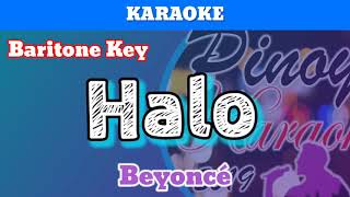 Miniatura del video "Halo by Beyoncé (Karaoke : Baritone Key)"