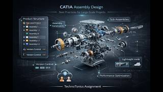 CATIA Assembly Design for Large Projects | Best Practices Explained | Technotonics
