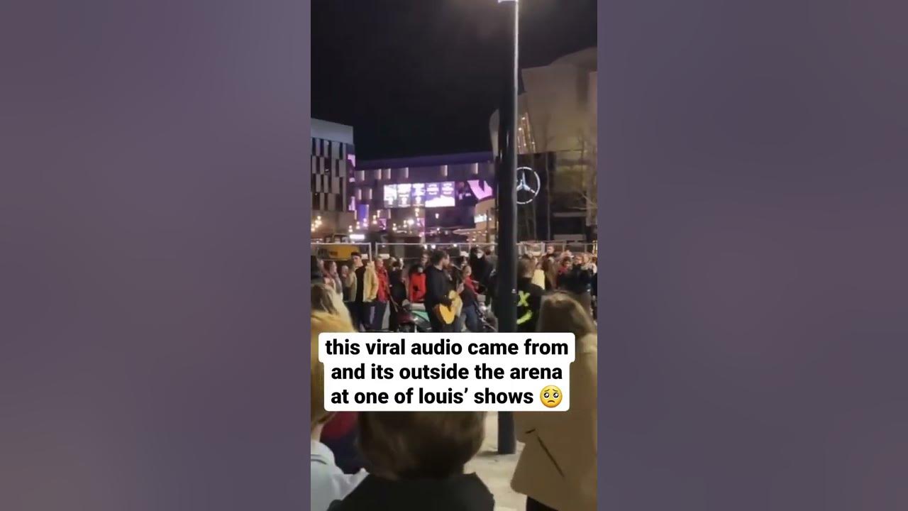 Directioners singing 'Night Changes' outside the concert arena😍#onedirection #louistomlinson #shorts