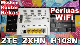 Perluas WiFi dengan ZTE ZXHN H108N Sebagai Access Point