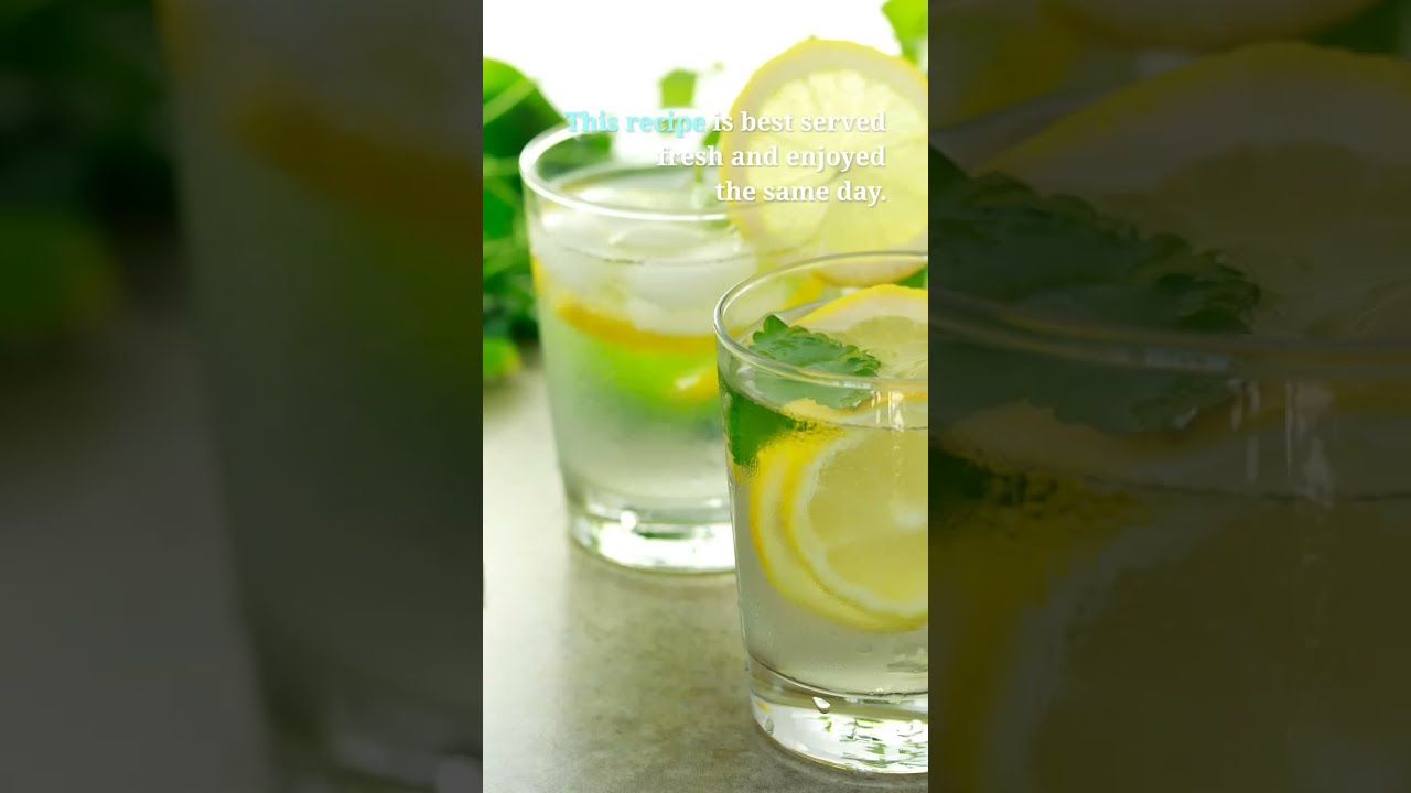 Lemon Cucumber Mint Detox Water