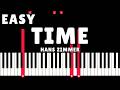 Inception - Time | Hans Zimmer EASY Piano Tutorial