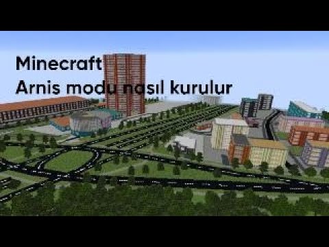 Minecraft Arnis modu nasıl yüklenir? (Şehir kurma modu) - YouTube