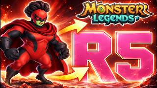 LADY VERMILLION LEVEL 150 - POWERFUL BATTLE PASS TANK - MONSTER LEGENDS MONSTER REVIEW screenshot 5