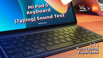 Xiaomi Mi Pad 5 Keyboard  [⌨️ Typing ] Sound Test [Pure Typing Experience]