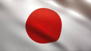 Japanese Flag waving animated using MIR plug in after effects - free motion graphics