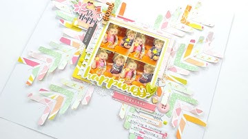 Scrapbook Process Video - Happiness Together; Hip Kit Club