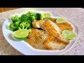 SIMPLE RECETA DE PESCADO SALUDABLE! - PESCADO TILAPIA Y VERDURAS!