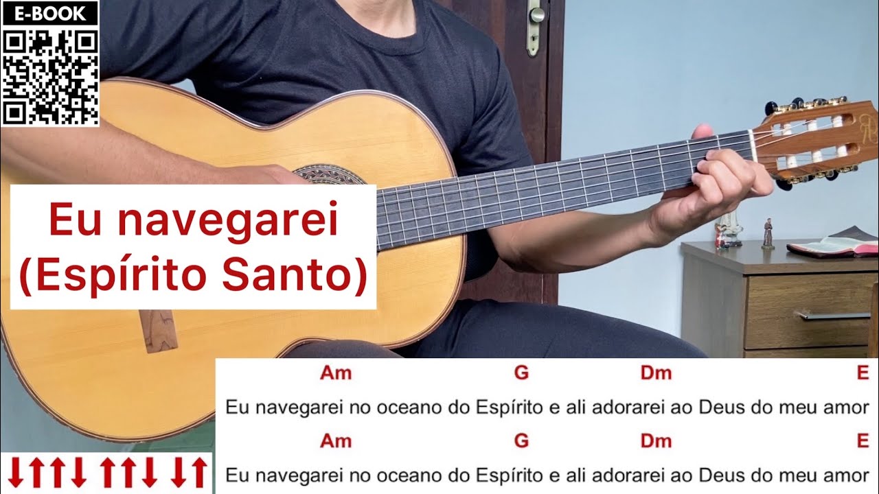 EU NAVEGAREI (Espírito Santo) como tocar no violão [letra e cifra