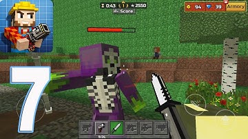 Pixel Gun 3D - Co-op Survival Gameplay Walkthrough Part 7 (iOS, Android)