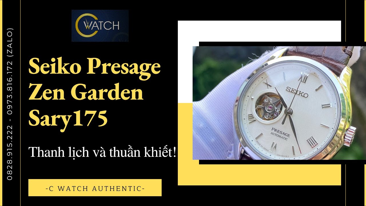 Rẻ-Đẹp-Hiếm] Seiko Presage Zen Garden SARY175 | CW  -   (zalo) - YouTube