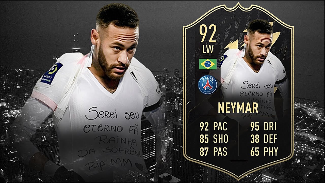 Neymar Jr FIFA 22 Inform - 92 Rated - Prices and In Game Stats - FUTWIZ